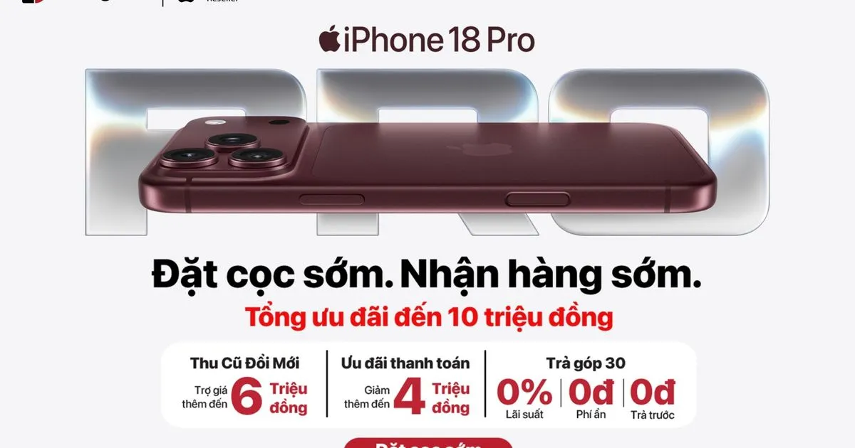 iPhone 18 Pro đặt trước tại Di Động Việt: Có đáng xuống tiền?