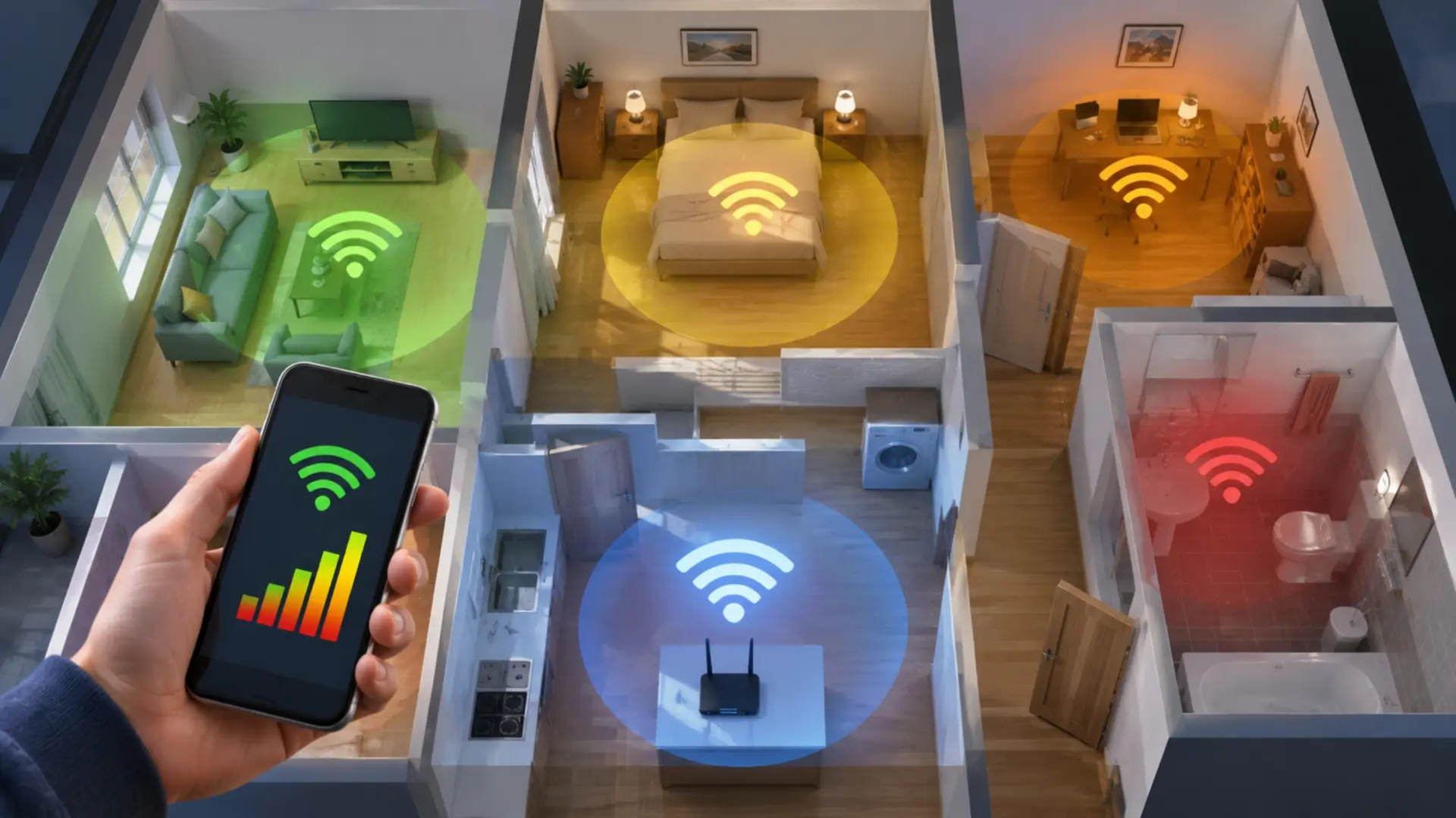 Vị trí đặt router ảnh hưởng thế nào đến tốc độ WiFi?