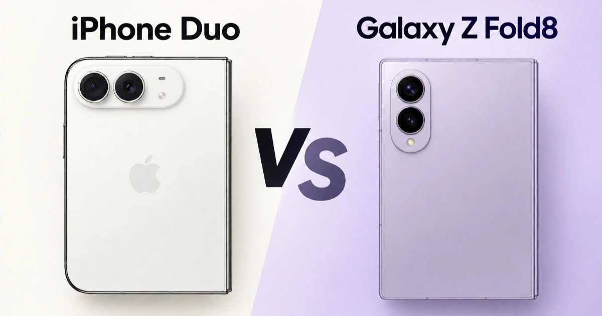 iPhone Duo đối đầu Galaxy Z Fold 8: nên chọn máy nào?