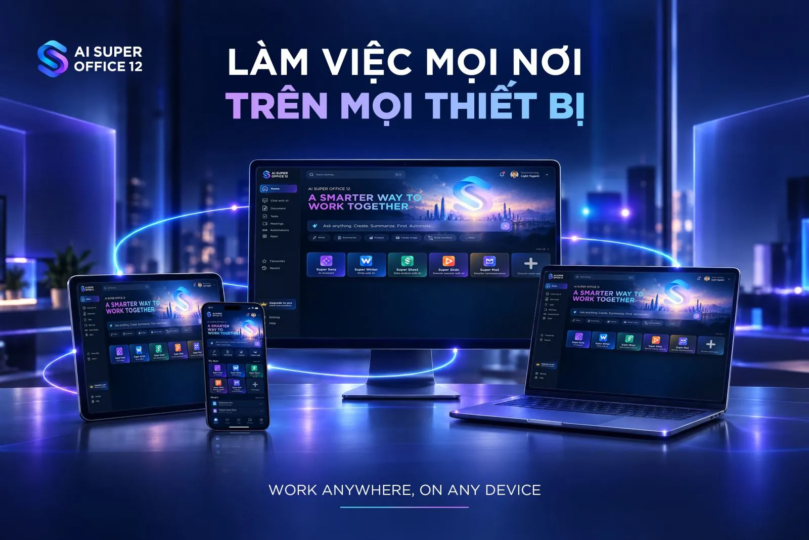 AI Super Office 12: tham vọng xây hệ sinh thái văn phòng AI của kỹ sư Việt