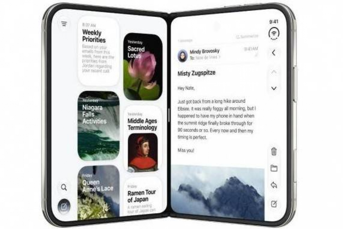 iPhone Duo: Bản lề titan, màn hình 10 lớp và “quái vật” A20 Pro