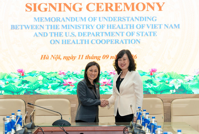 Mỹ và Việt Nam ký Bản ghi nhớ y tế 5 năm: Bước ngoặt cho tự chủ phòng chống bệnh truyền nhiễm