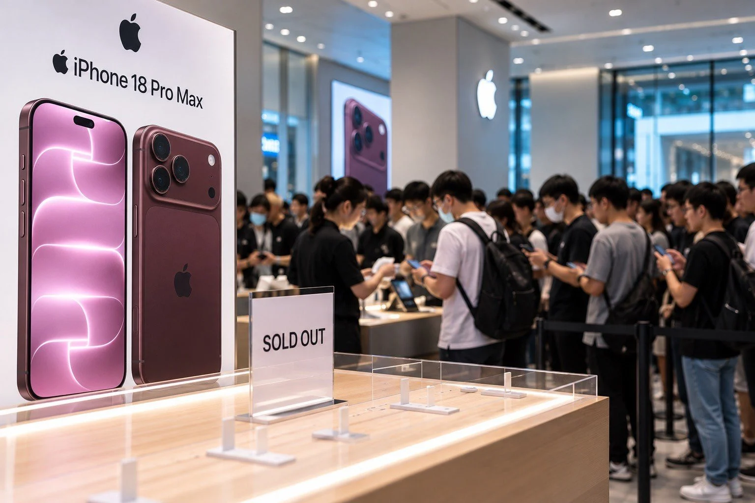 iPhone 18 Pro Max cháy hàng trong 10 phút: nên đặt ngay hay chờ?