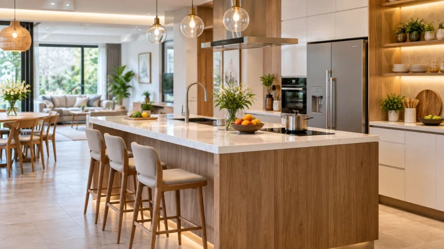 Tại sao bếp chữ U, bồn rửa đôi và tủ âm tường đang dần bị bỏ qua