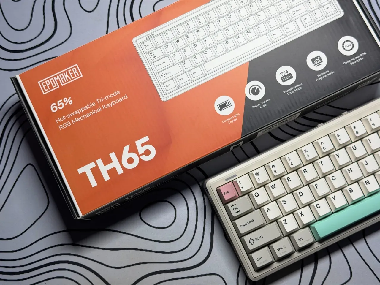 So sánh bàn phím cơ compact GMMK Eternal, TH65, Ducky One 3 Mini và EPOMAKER Glyph