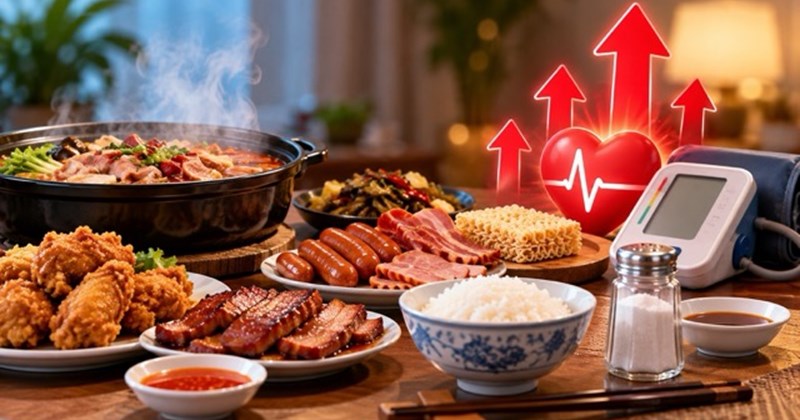 4 thói quen ăn tối làm tăng huyết áp và cách đổi ngay