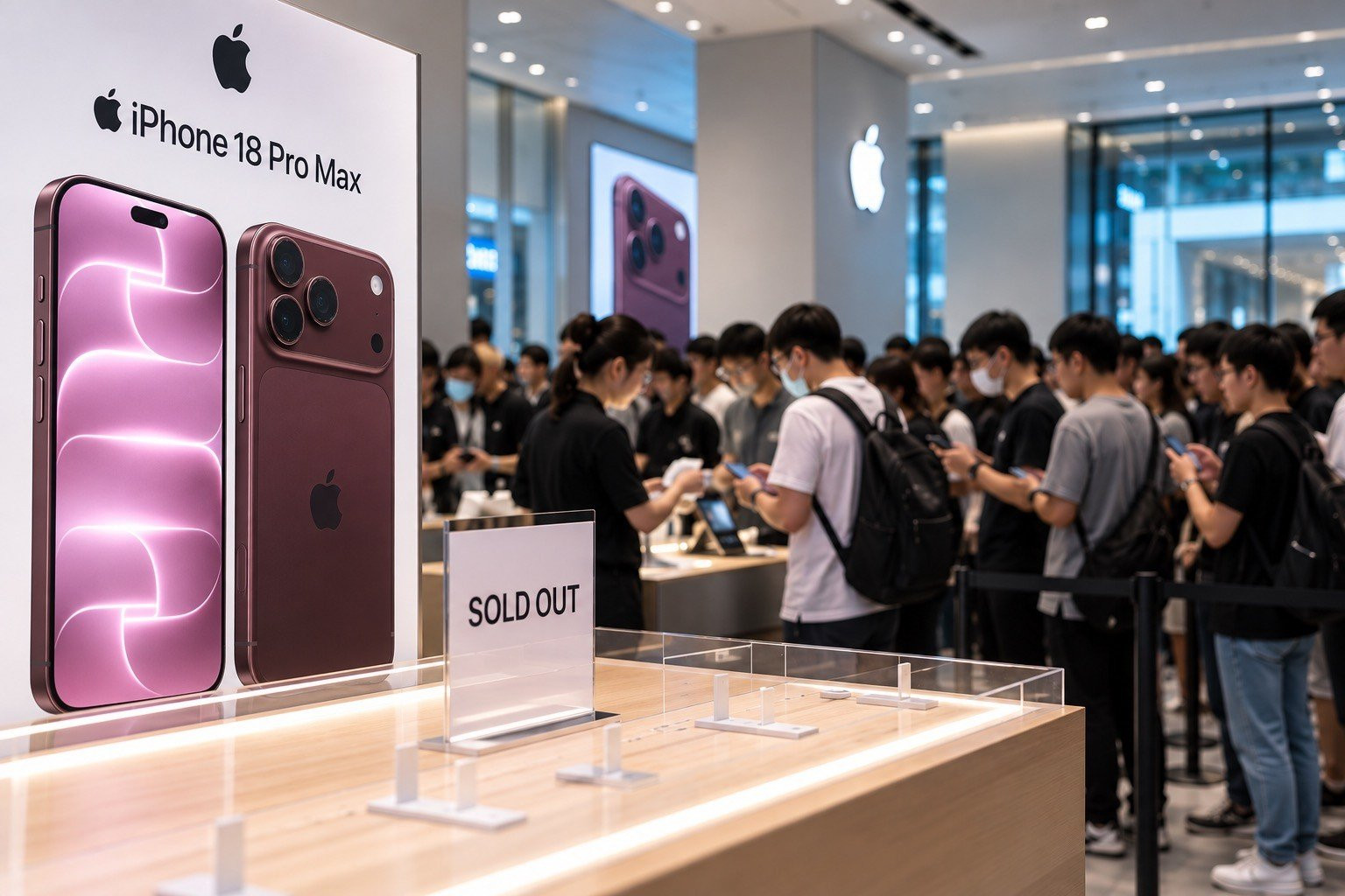 iPhone 18 Pro Max cháy hàng 10 phút: Khủng hoảng khan hiếm có phải lỗi cố ý?