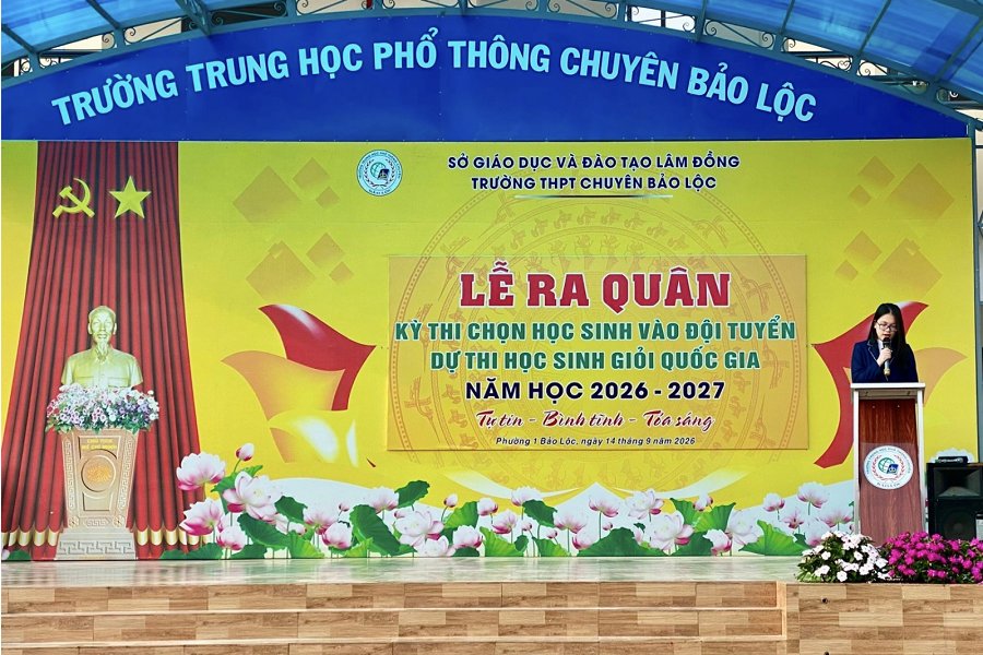814 thí sinh Lâm Đồng tranh tài kỳ thi chọn học sinh giỏi quốc gia