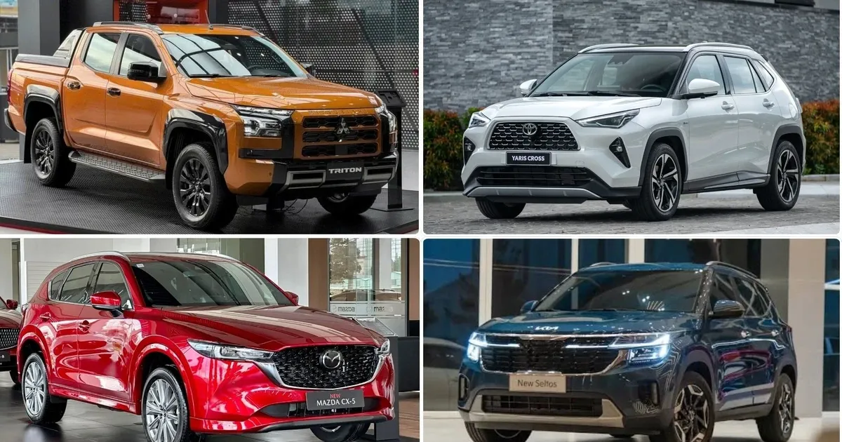 Mitsubishi Triton bất ngờ lên ngôi ở bảng xe xăng tháng 8