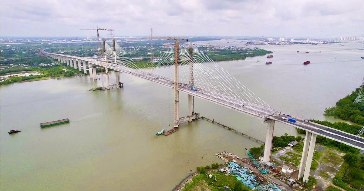 Cầu dây văng cao nhất sắp khánh thành: Bước ngoặt kết nối TP.HCM