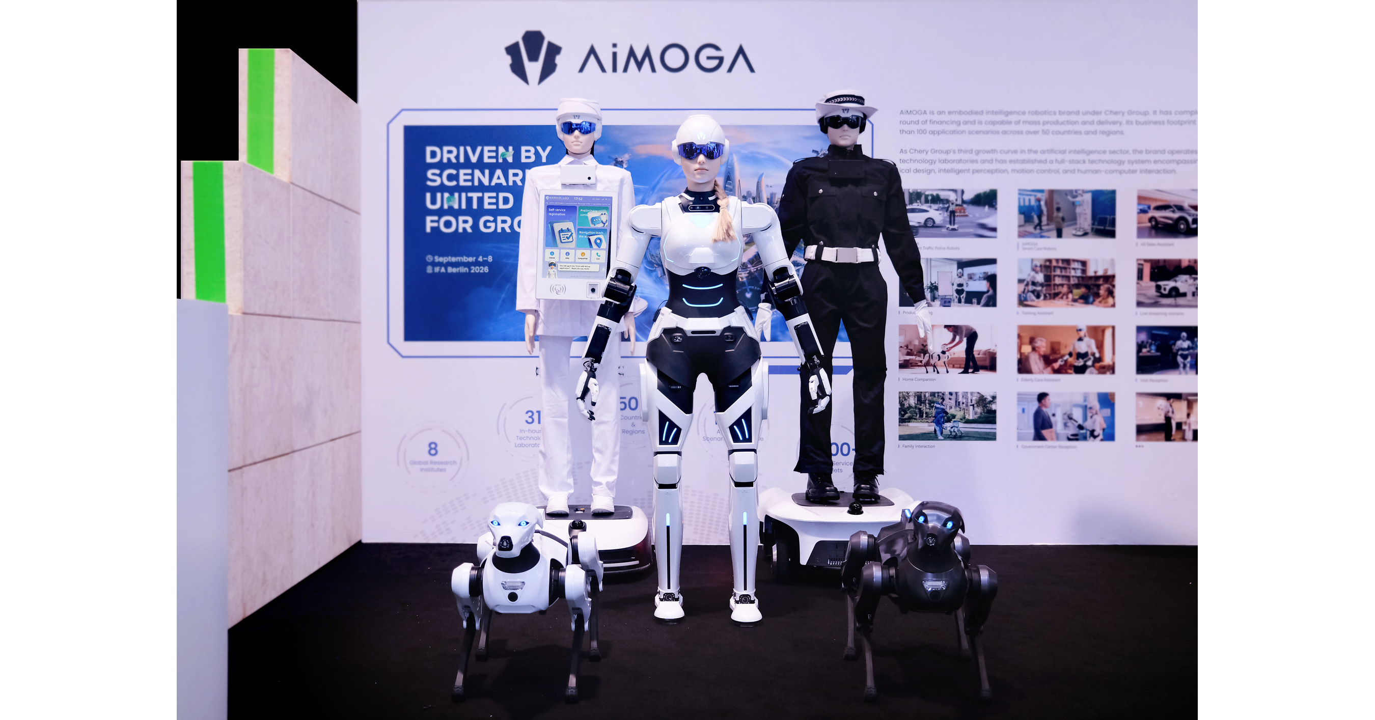 Robot Keselamatan Pintar AiMOGA Debut Antarabangsa