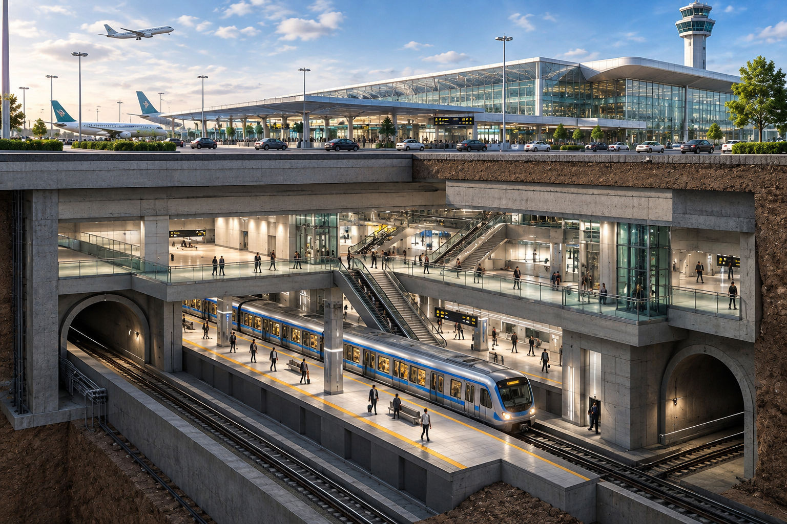 Metro ngầm xuyên sân bay: Bước nhảy để TPHCM trở thành đầu mối giao thông khu vực