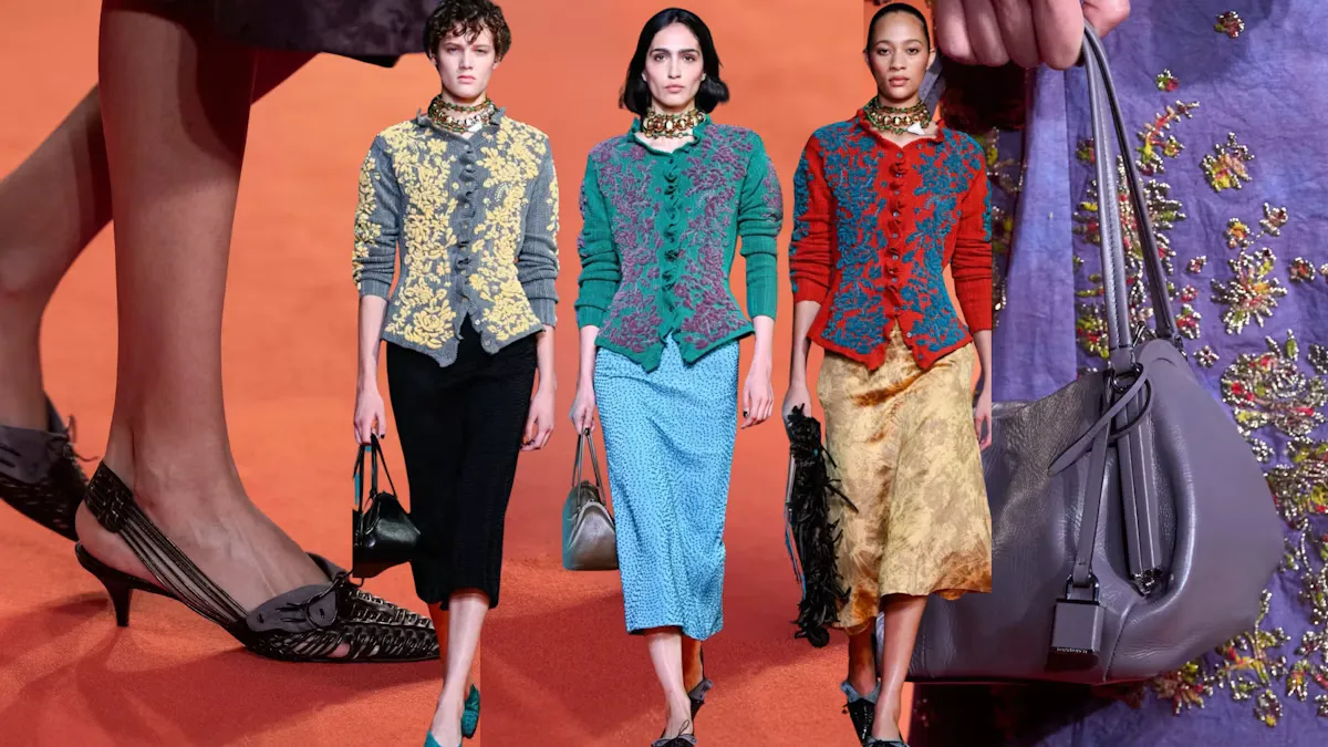 Tory Burch Xuân Hè: Nghệ thuật phối những yếu tố đối lập