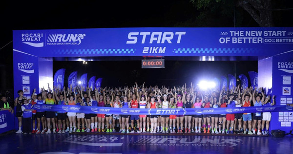 Pocari Sweat Run tại Hà Nội: chuẩn Nhật trên đường chạy cộng đồng