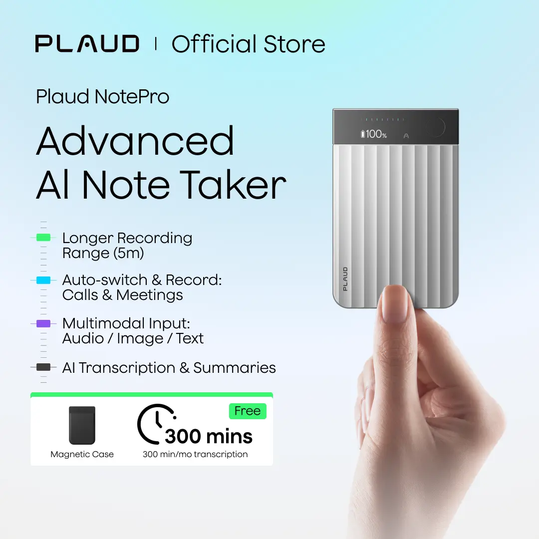 Plaud Note Pro: pembantu minit mesyuarat dalam poket
