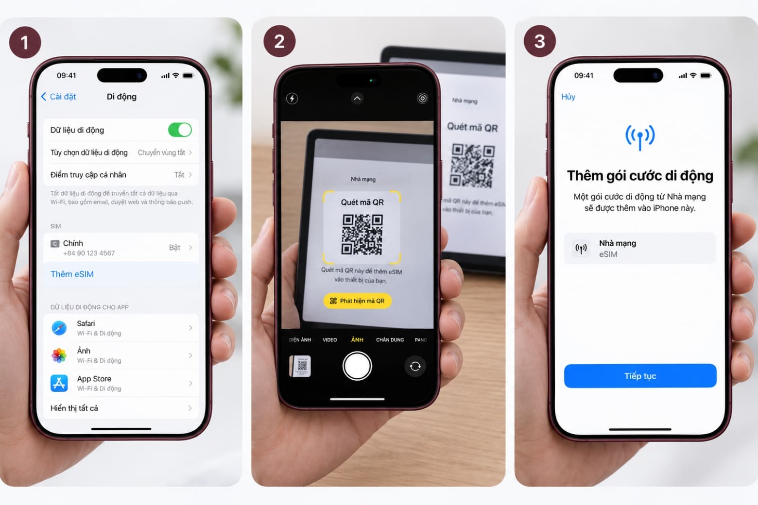 Hướng dẫn cài eSIM trên iPhone 18 Pro Max và so sánh nano SIM