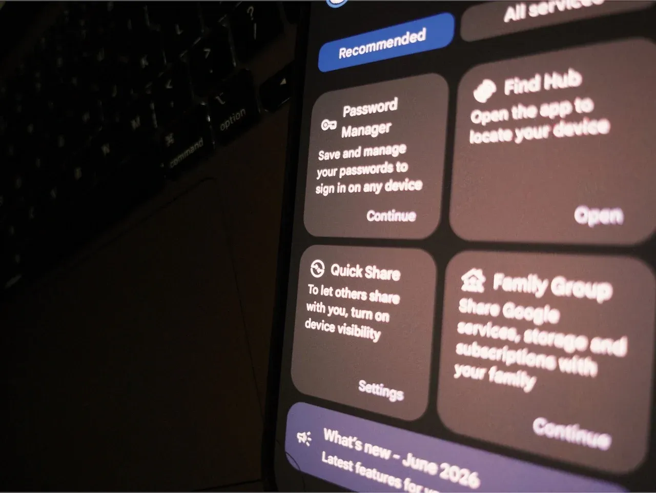 Android cho phép di chuyển mật khẩu và Passkey an toàn