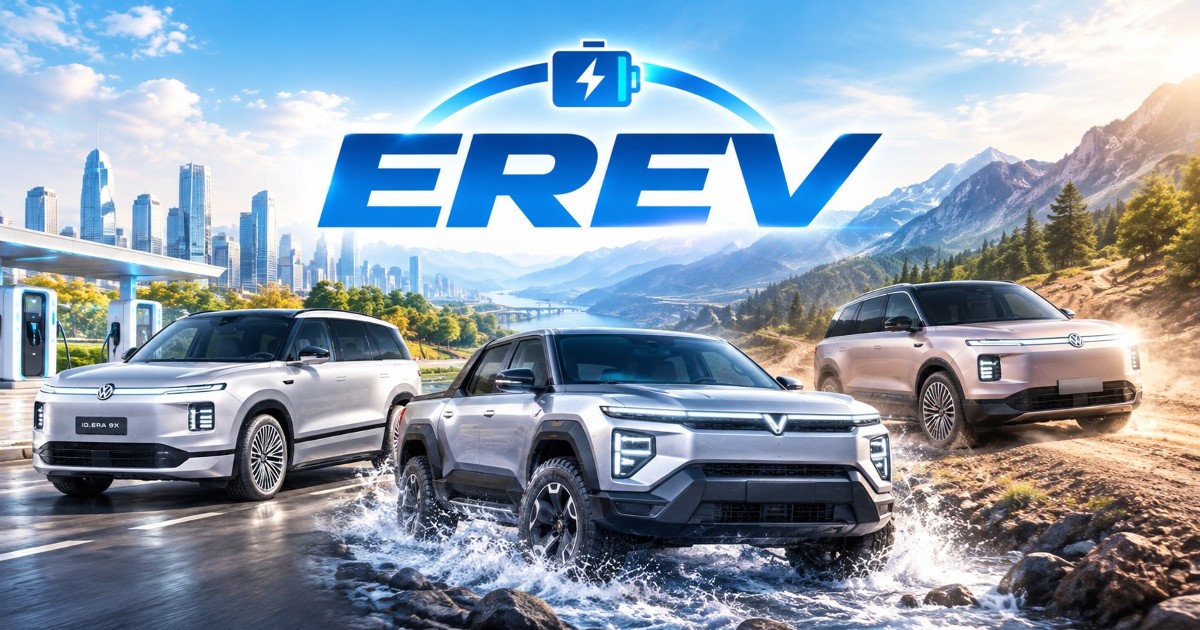 EREV: Cây cầu cân bằng giữa xe điện thuần và ô tô xăng