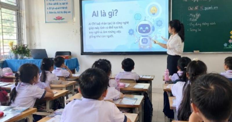 Học sinh lớp 1 ở Hà Nội sẽ học gì về trí tuệ nhân tạo?