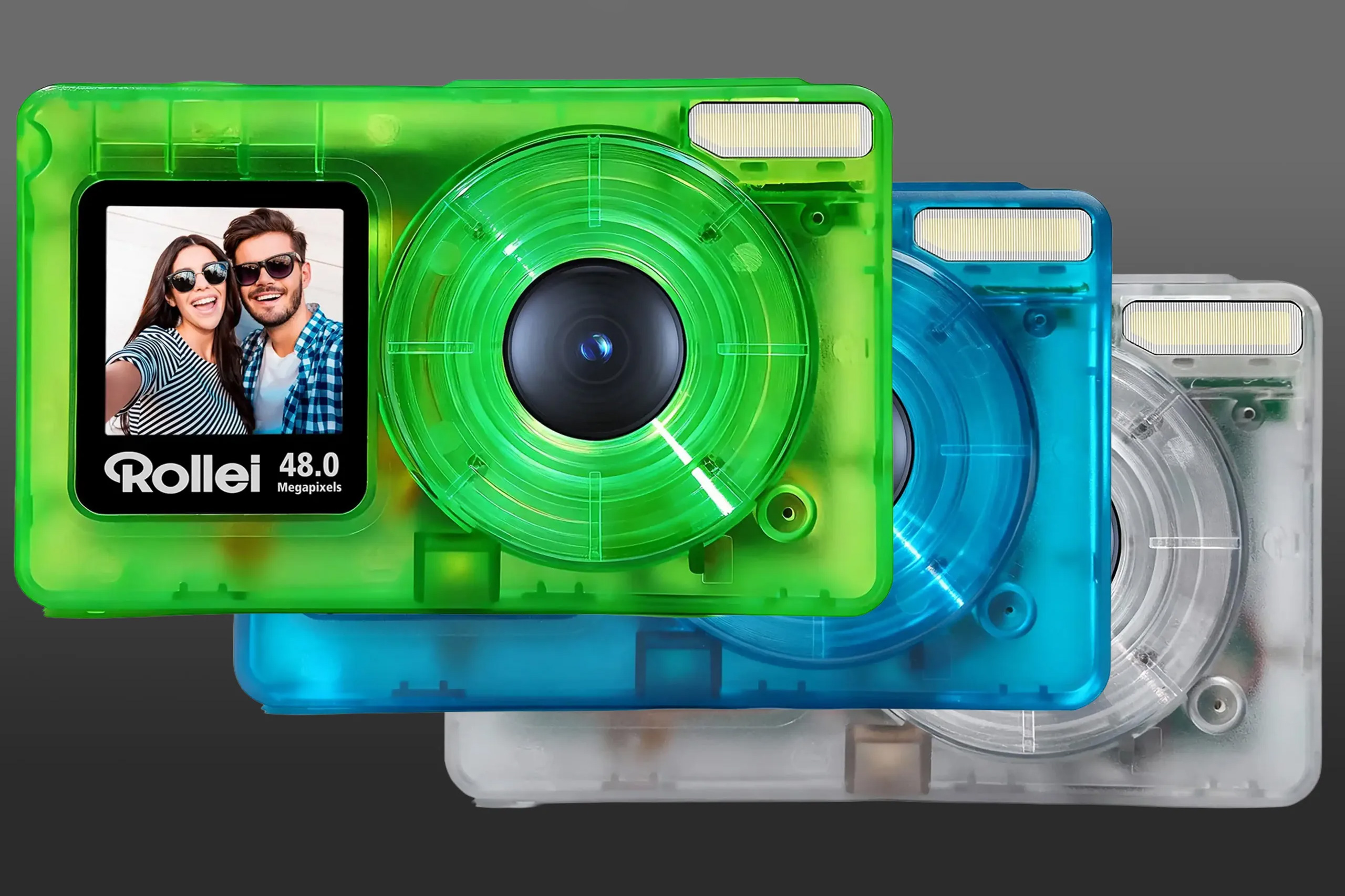 Máy ảnh compact trong suốt phong cách Y2K: món đồ chơi retro cho Gen Z