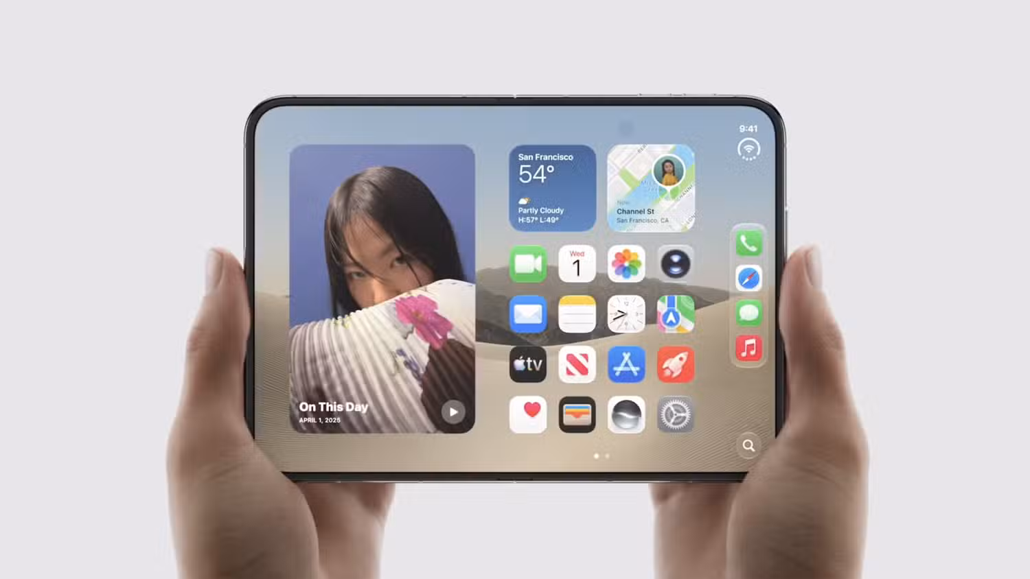 iPhone Duo với camera dưới màn hình: Apple giải bài toán gập mà Samsung còn bỏ ngỏ