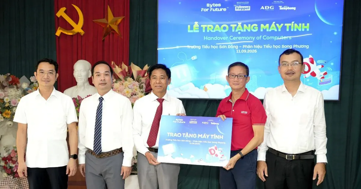 ‘Bytes for Future’: thiết bị học tập số đang đổi đời học sinh ngoại thành Hà Nội