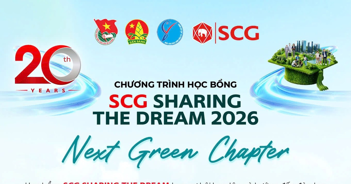 Học bổng SCG Sharing The Dream: Hướng dẫn đăng ký 170 suất trị giá 2,1 tỷ đồng