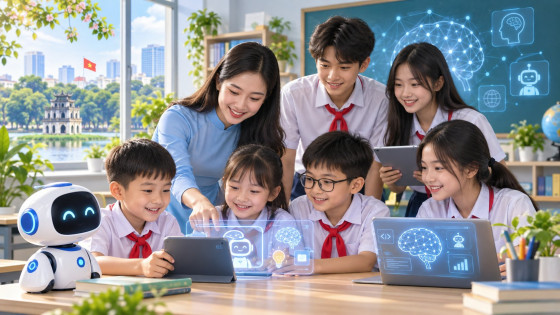 Học sinh lớp 1 ở Hà Nội sẽ học gì về trí tuệ nhân tạo?