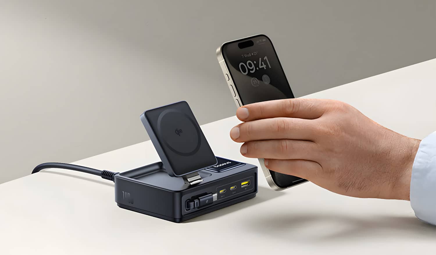 Trạm sạc đa cổng cho bàn làm việc sáng tạo: CUKTECH, Joyroom, Baseus