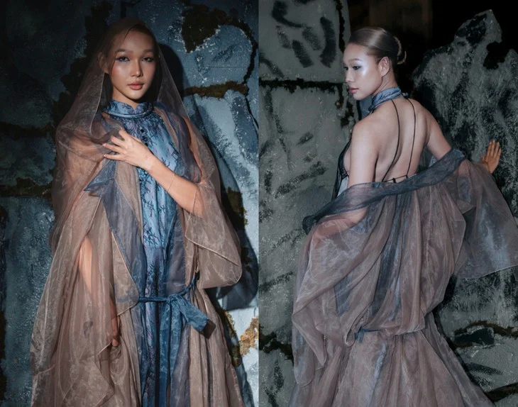 Nhà thiết kế Việt kể chuyện di sản tại sàn diễn quốc tế