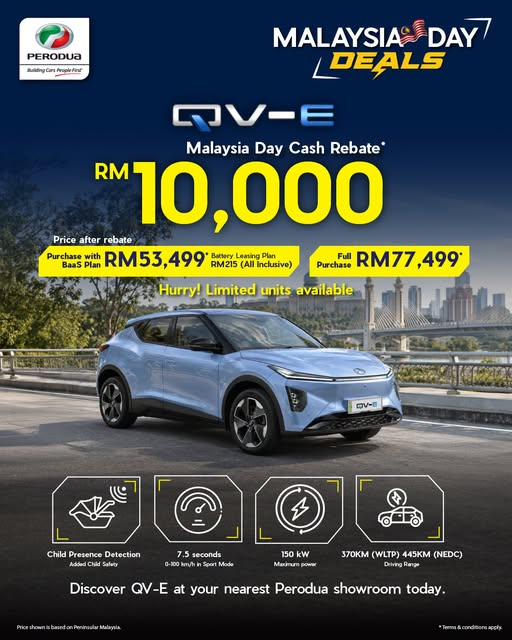 Perodua QV-E vs Proton e.MAS 5: Mana Lebih Berbaloi Dibeli?