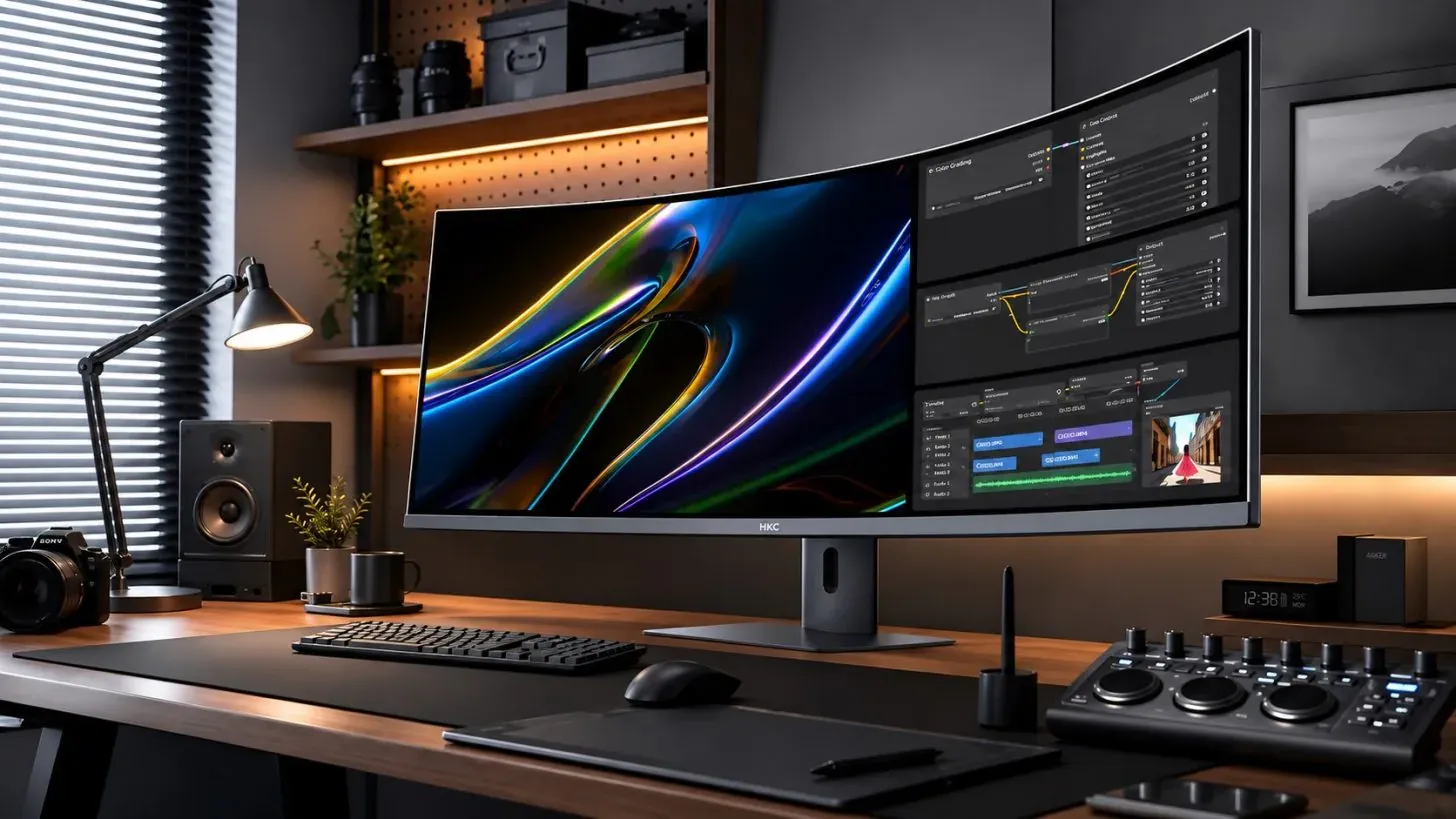 Màn hình ultrawide 4K và 5K mới: HKC 43.8, Samsung OLED cong, Alienware Tandem OLED