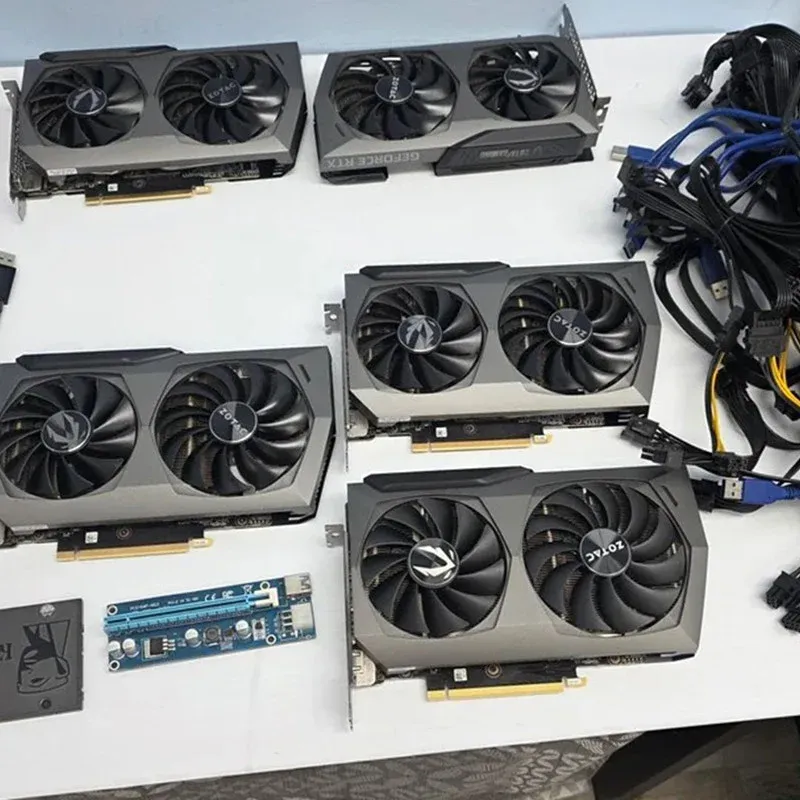 Kho báu 12 card RTX 3070 cũ: cơ hội vàng từ dàn GPU đào tiền ảo bị bỏ hoang