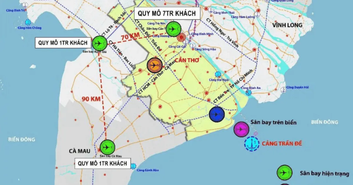 Sân bay Cần Thơ mới hay tối ưu sân bay hiện hữu?
