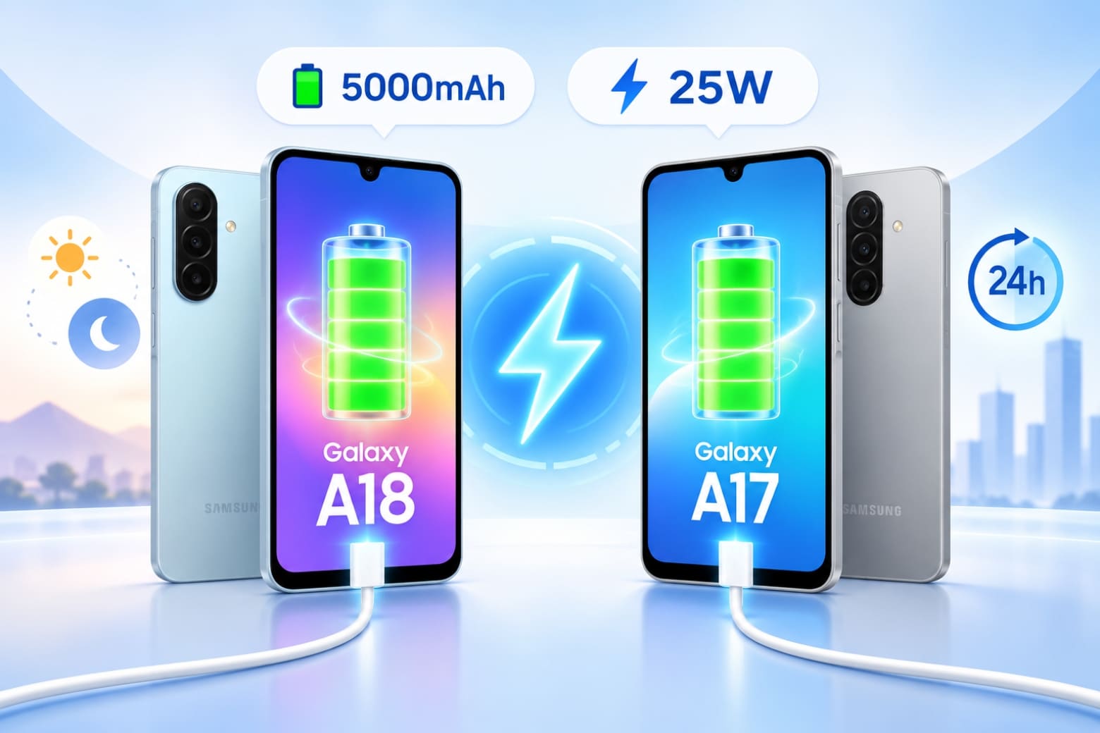 Galaxy A18 4G so sánh Galaxy A17: nên chờ hay mua luôn?