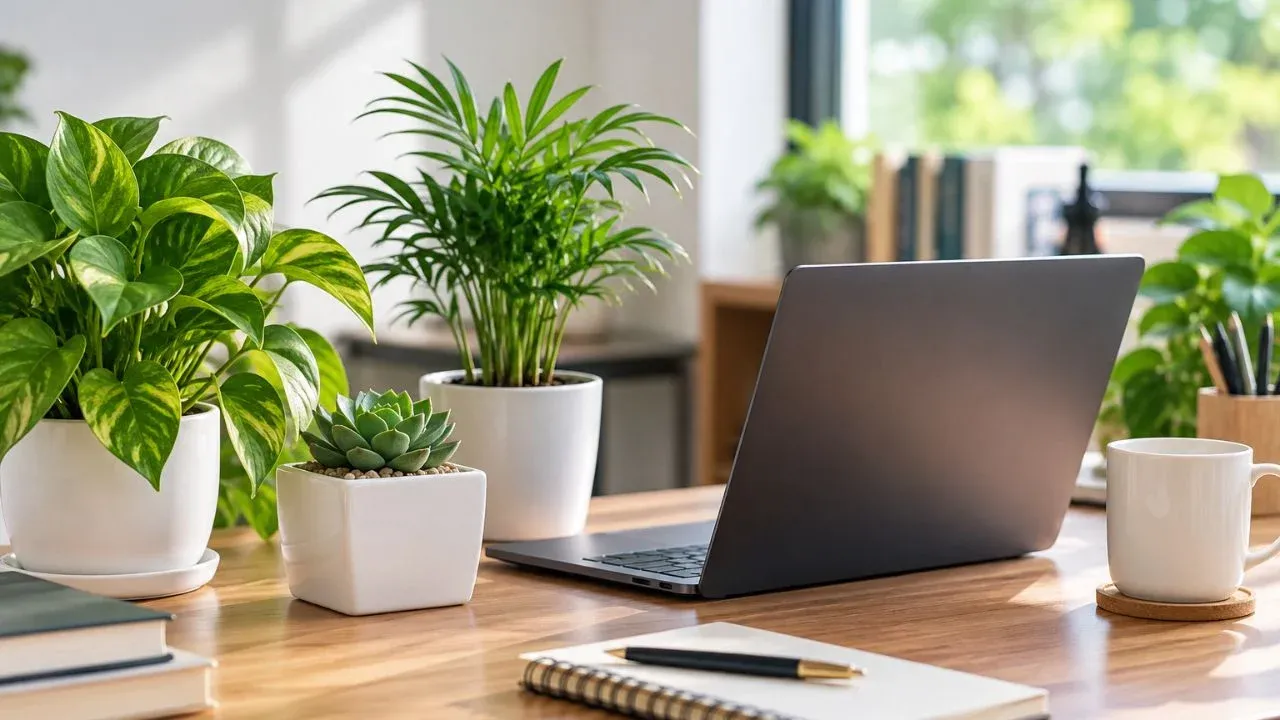 7 sai lầm khi đặt cây trên bàn làm việc cần tránh