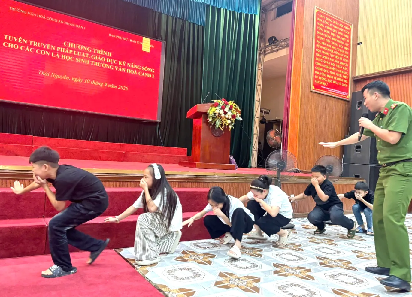 Trường Văn hóa Công an II thắp sáng ước mơ học sinh yếu thế