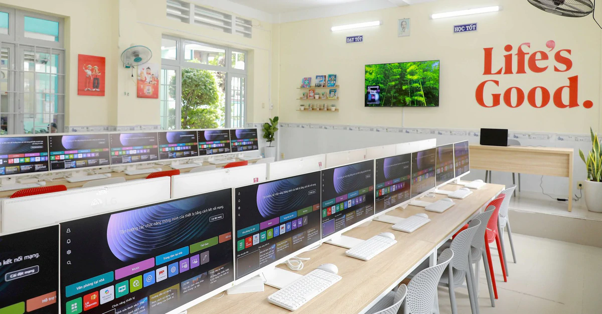 LG mở không gian học tập công nghệ cho 1.000 học sinh Đồng Nai
