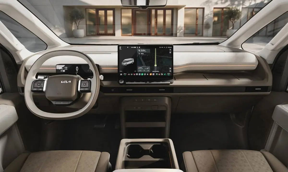 Kia PV7 chính thức ra mắt: xe van điện thách thức Ford E-Transit