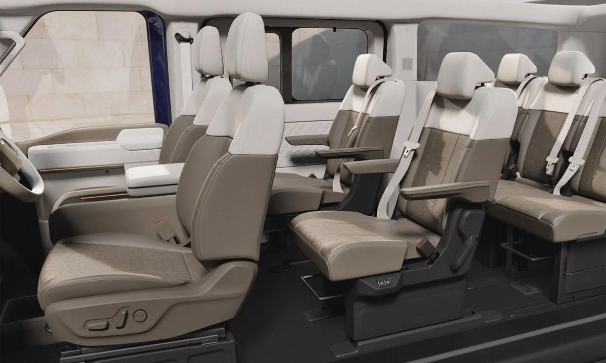 Kia PV7 chính thức ra mắt: xe van điện thách thức Ford E-Transit