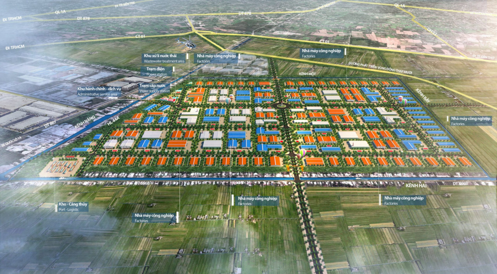 Khu công nghiệp Tân Phước 1: Cú hích mới cho đầu tư Đồng Tháp