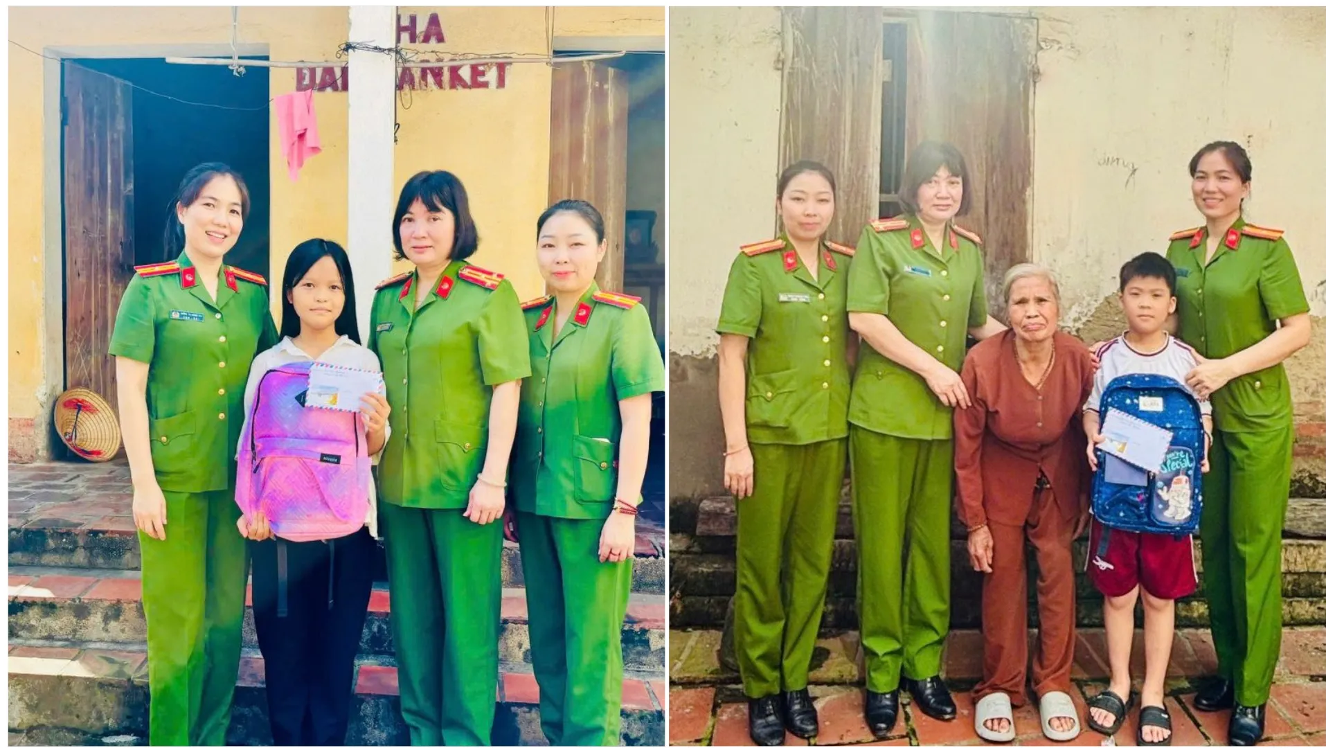 Công an các địa phương nâng bước học sinh khó khăn đến trường