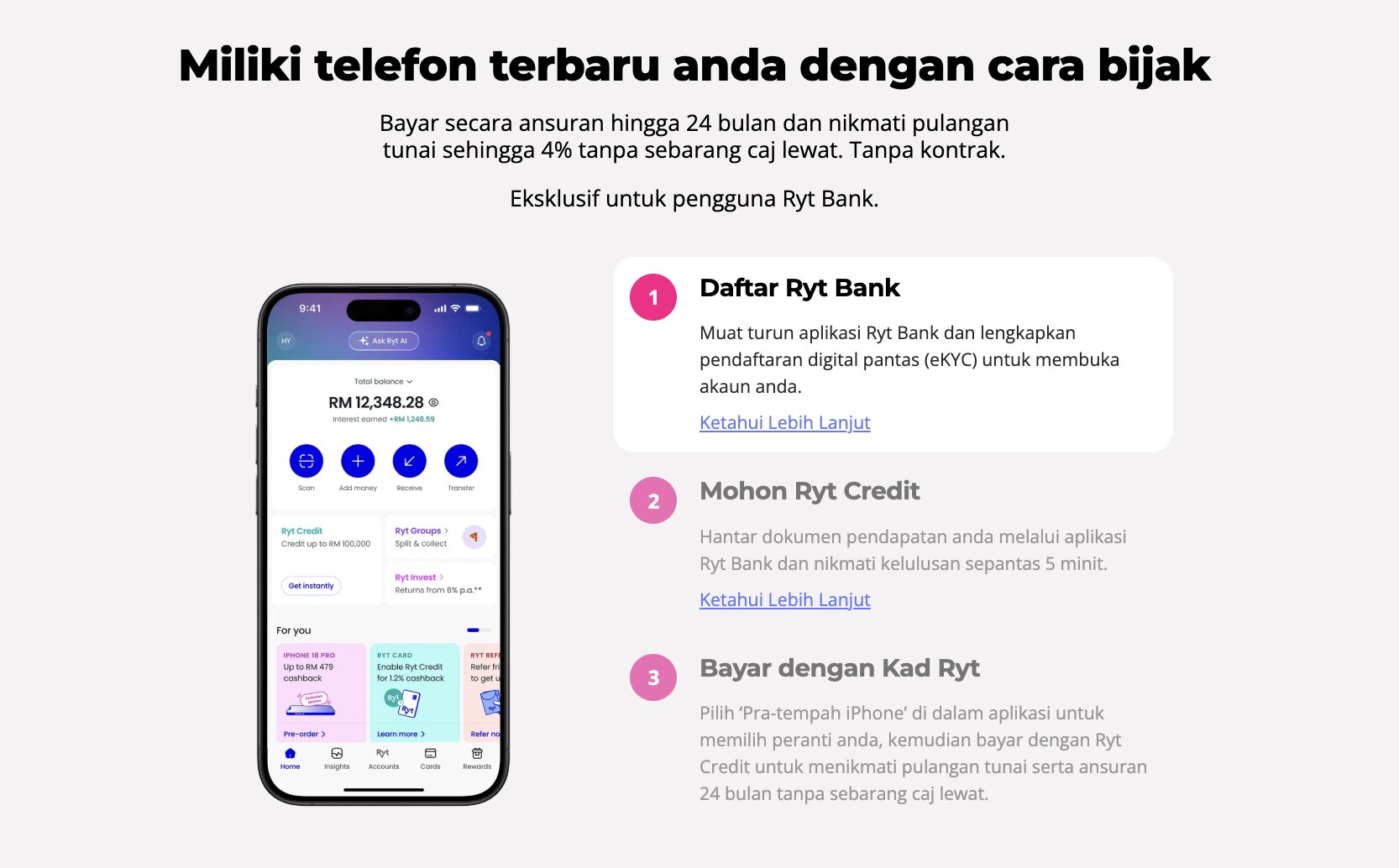 Tiga Cara Bayar iPhone 18 Pro: Ansuran 0%, Cashback & Pembiayaan Digital