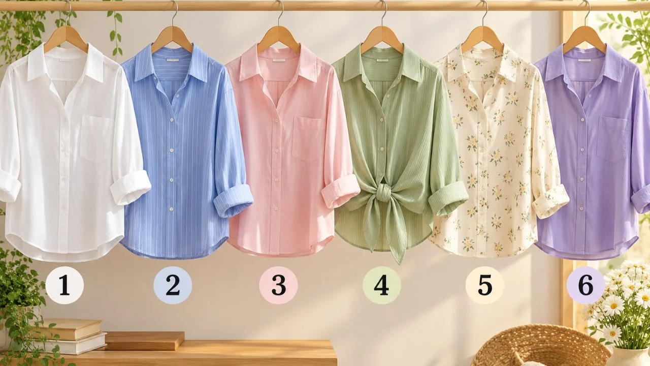 6 cách phối áo sơ mi button-down độc đáo cho mùa thu