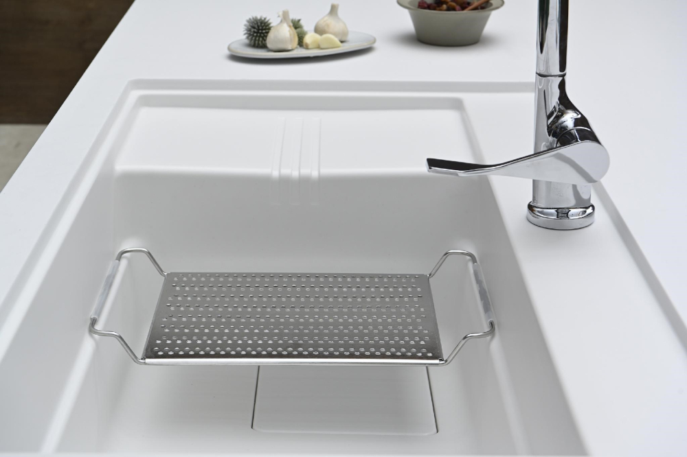 Chậu rửa chén đá thay thế inox: Khi bếp cao cấp đổi chuẩn