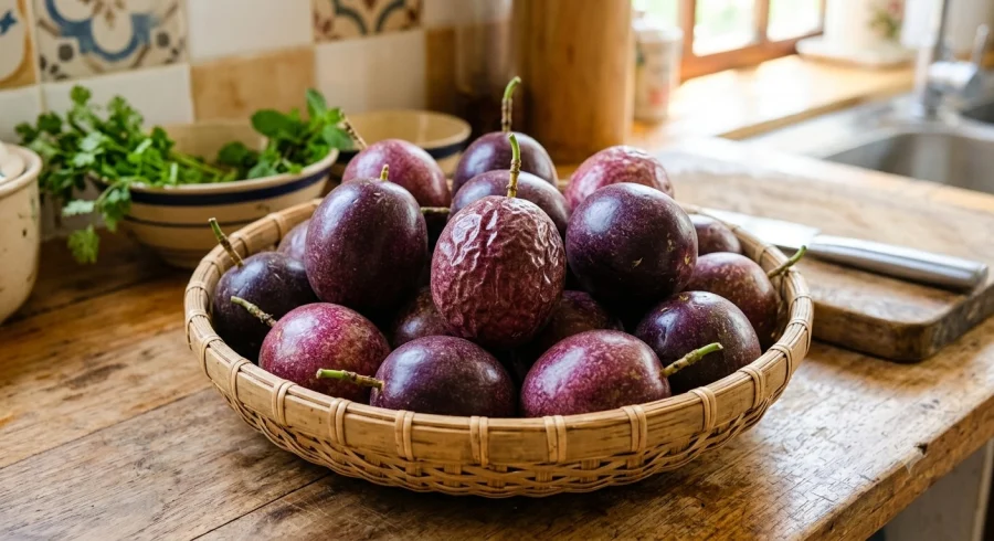 Cách chọn quả hồng, chanh leo và cà chua socola tốt cho sức khỏe