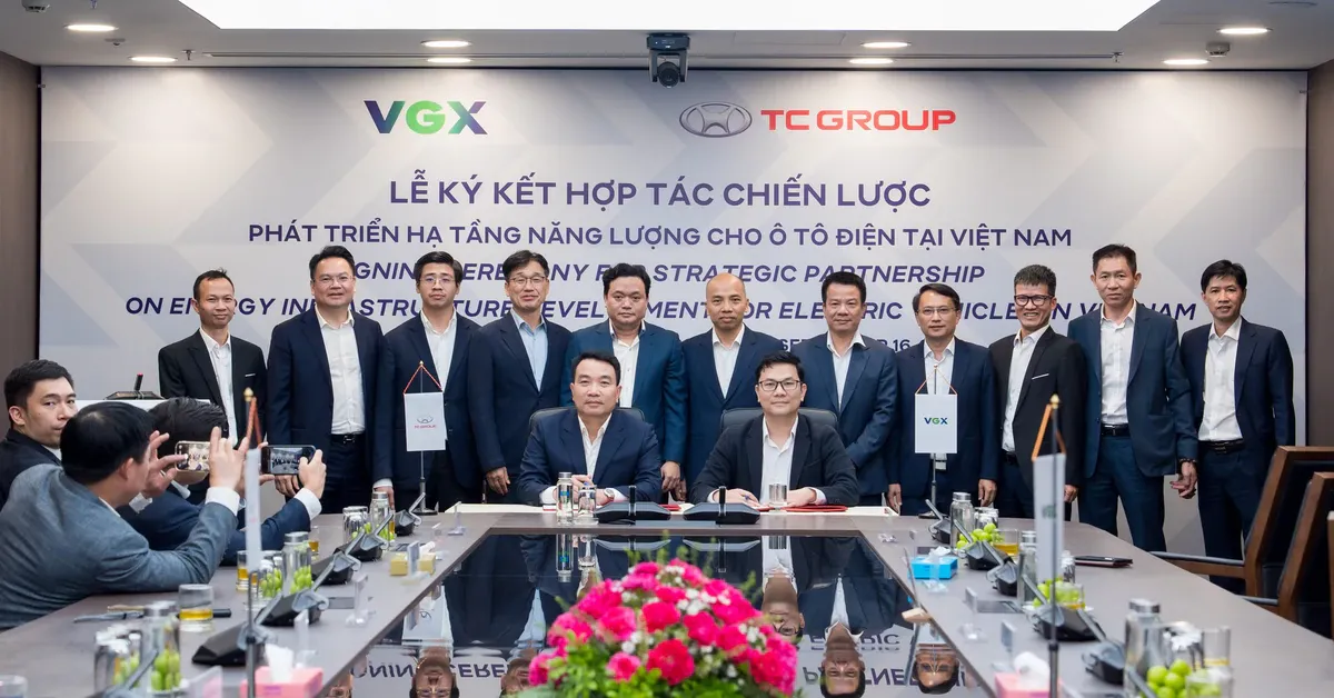 Thành Công và VGX bắt tay: cú hích lớn cho trạm sạc xe điện