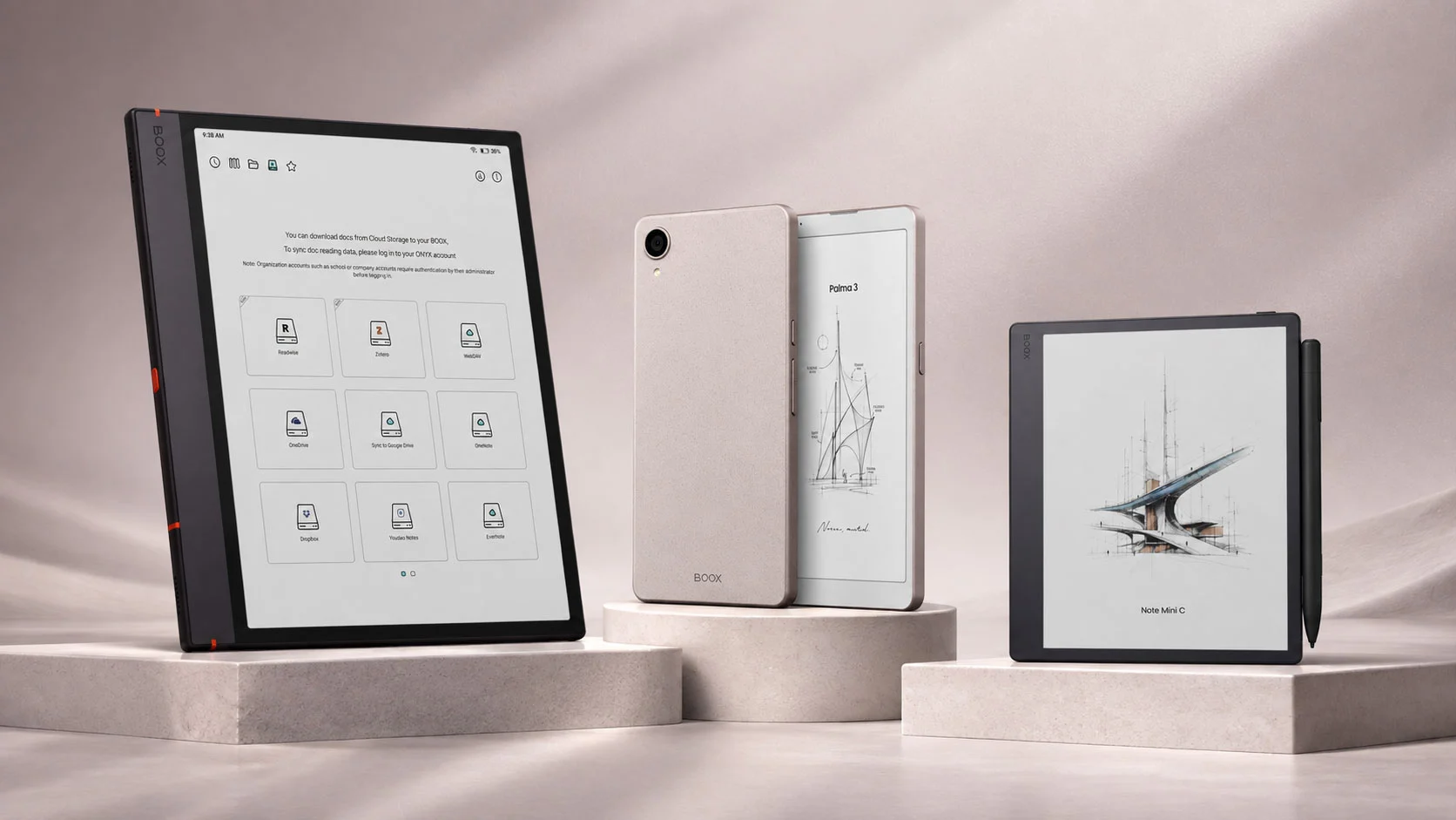 Boox Palma 3, Note Air6 C và Note Mini C: nên chọn máy nào?