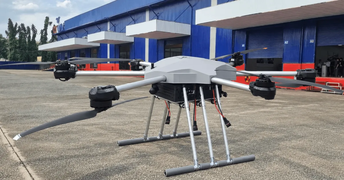 UAV vận tải hạng nặng 100kg: Bước ngoặt cho logistics không người lái