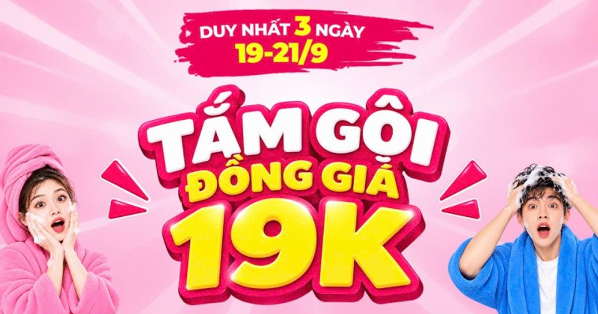 Tối ưu mua sắm chăm sóc cá nhân với flash sale 19.000 đồng